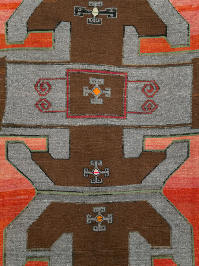 Vintage Anatolian Square Carpet, No.29577 - Gss