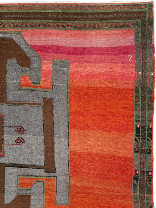 Vintage Anatolian Square Carpet, No.29577 - Gss