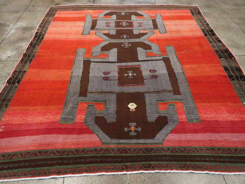 Vintage Anatolian Square Carpet, No.29577 - Gss