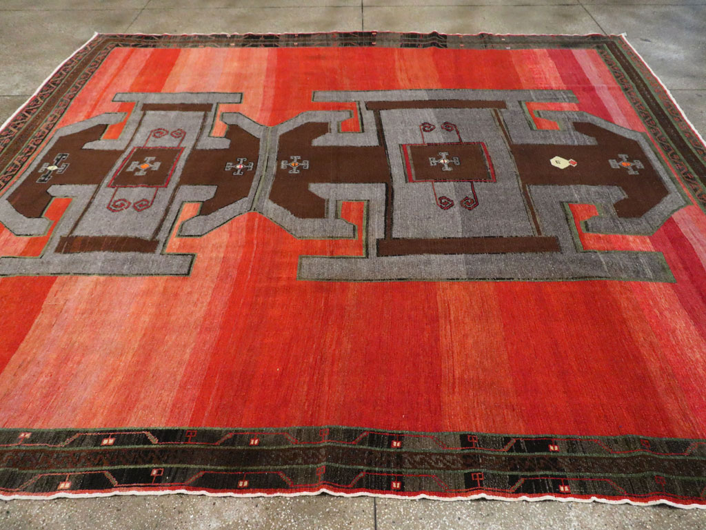 Vintage Anatolian Square Carpet, No.29577 - Gss