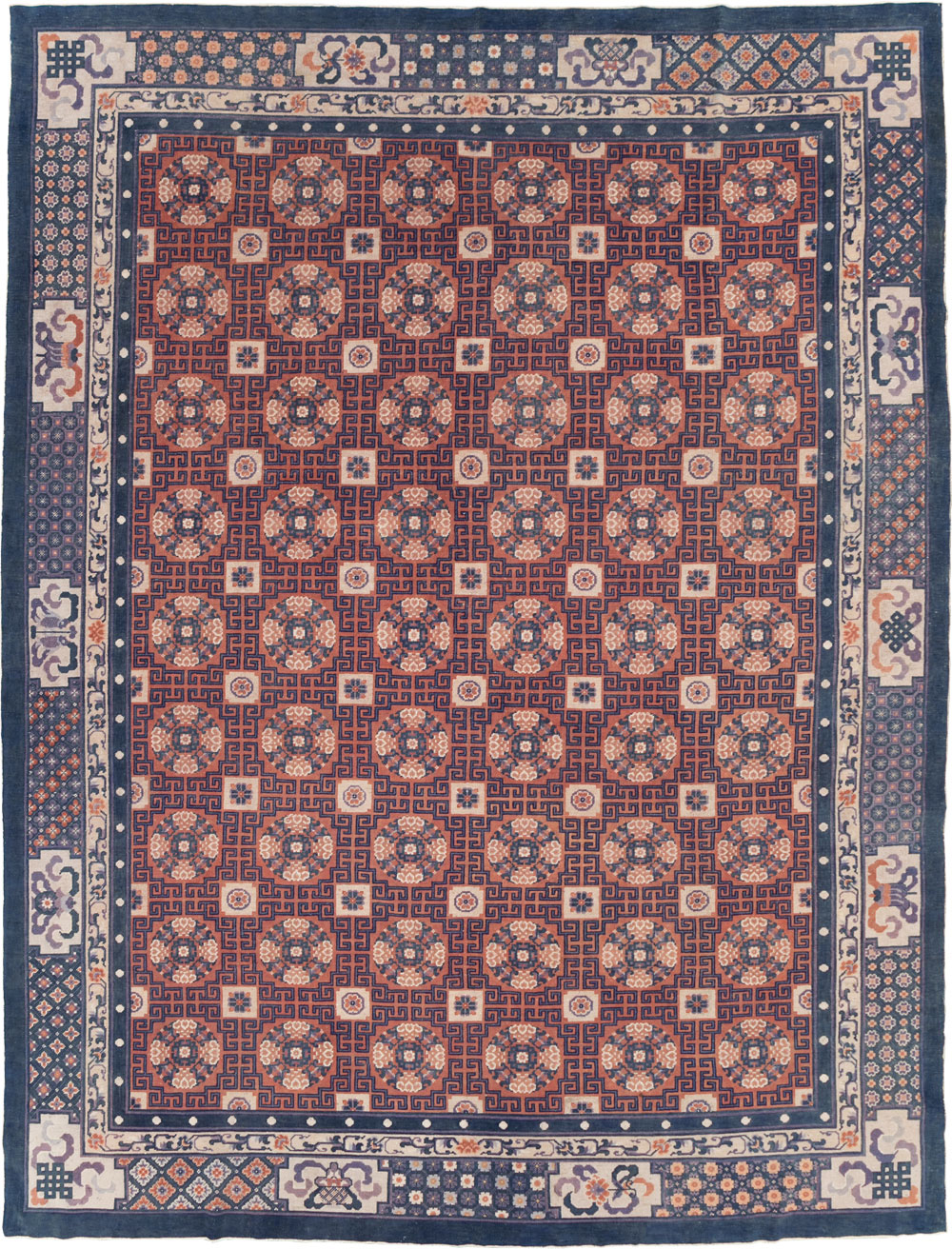 Antique Chinese Peking Carpet, No.29581 - Gss