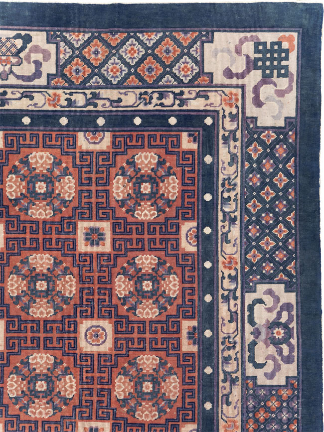 Antique Chinese Peking Carpet, No.29581 - Gss