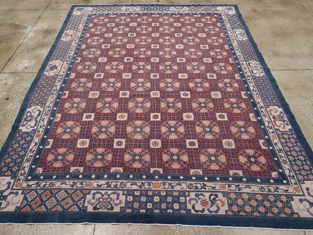 Antique Chinese Peking Carpet, No.29581 - Gss