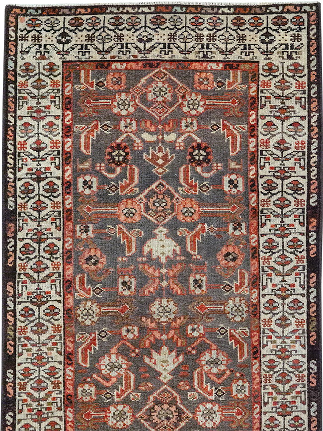 Antique Persian Malayer Runner, No.29582 - Gss