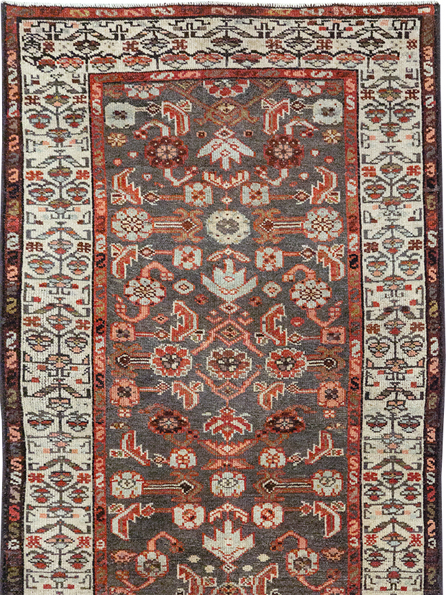 Antique Persian Malayer Runner, No.29582 - Gss