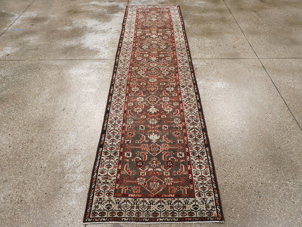Antique Persian Malayer Runner, No.29582 - Gss