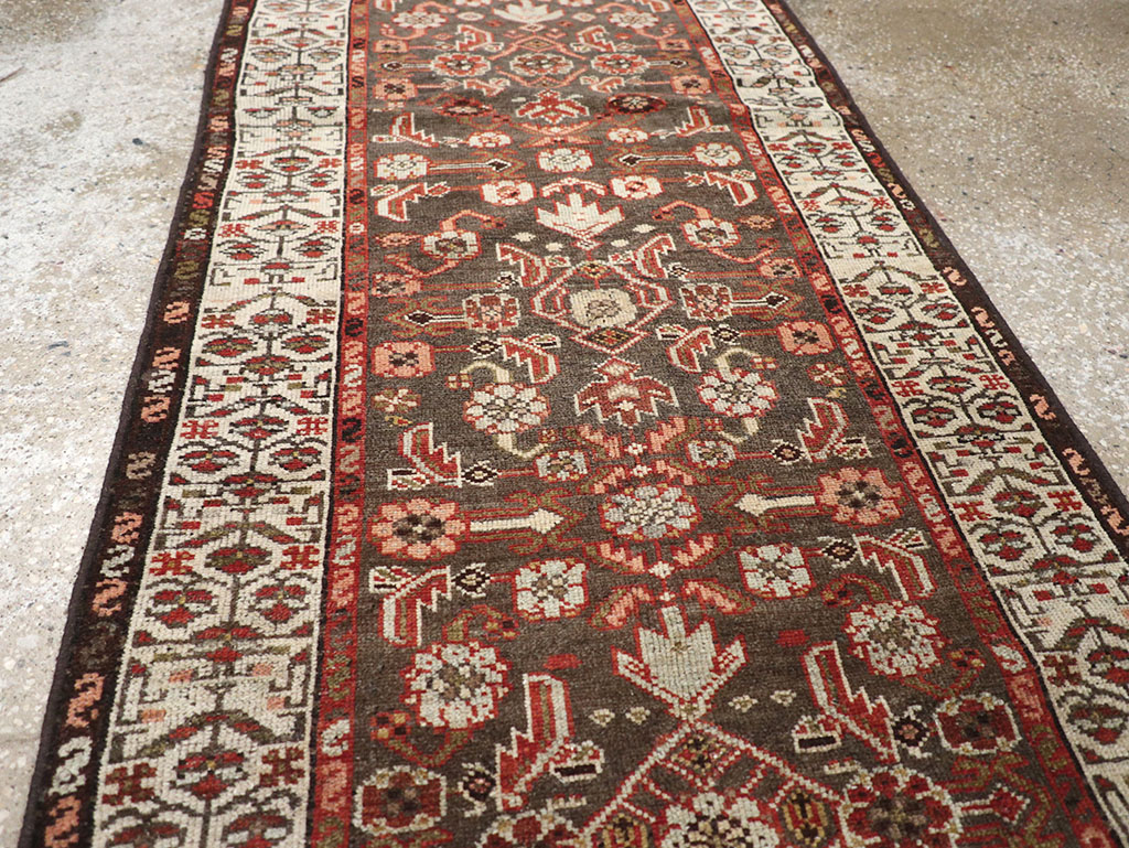 Antique Persian Malayer Runner, No.29582 - Gss