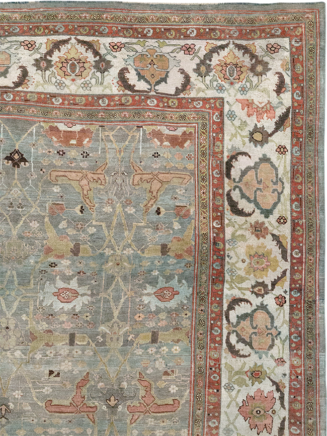 Antique Persian Bidjar Large Carpet, No.29583 - Gss