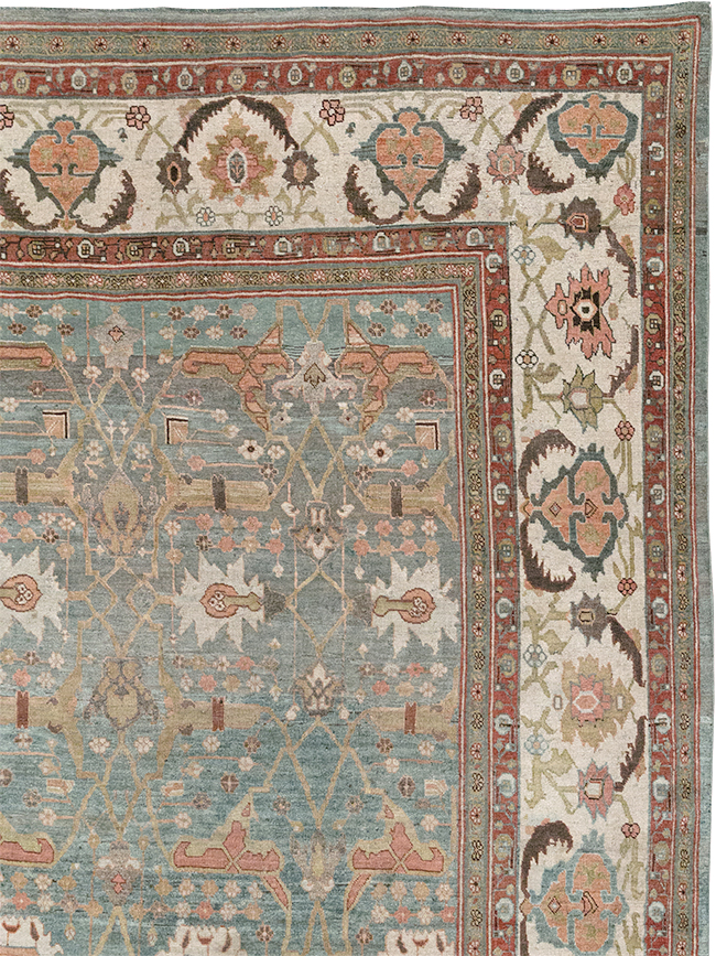 Antique Persian Bidjar Large Carpet, No.29583 - Gss