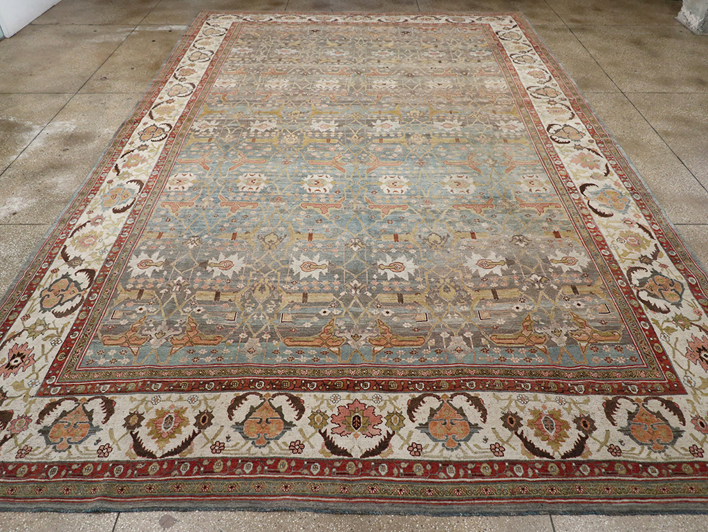 Antique Persian Bidjar Large Carpet, No.29583 - Gss