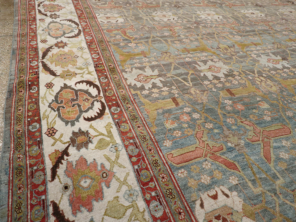 Antique Persian Bidjar Large Carpet, No.29583 - Gss