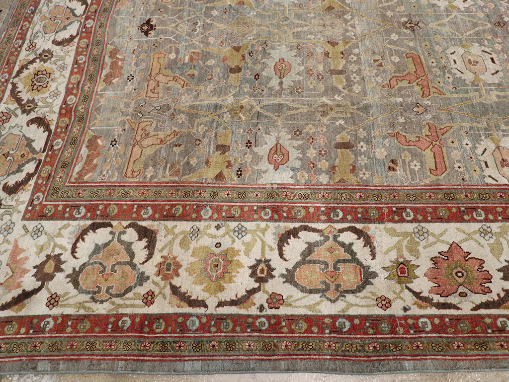 Antique Persian Bidjar Large Carpet, No.29583 - Gss