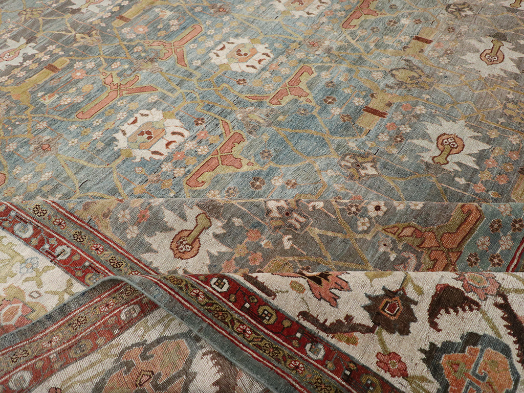 Antique Persian Bidjar Large Carpet, No.29583 - Gss