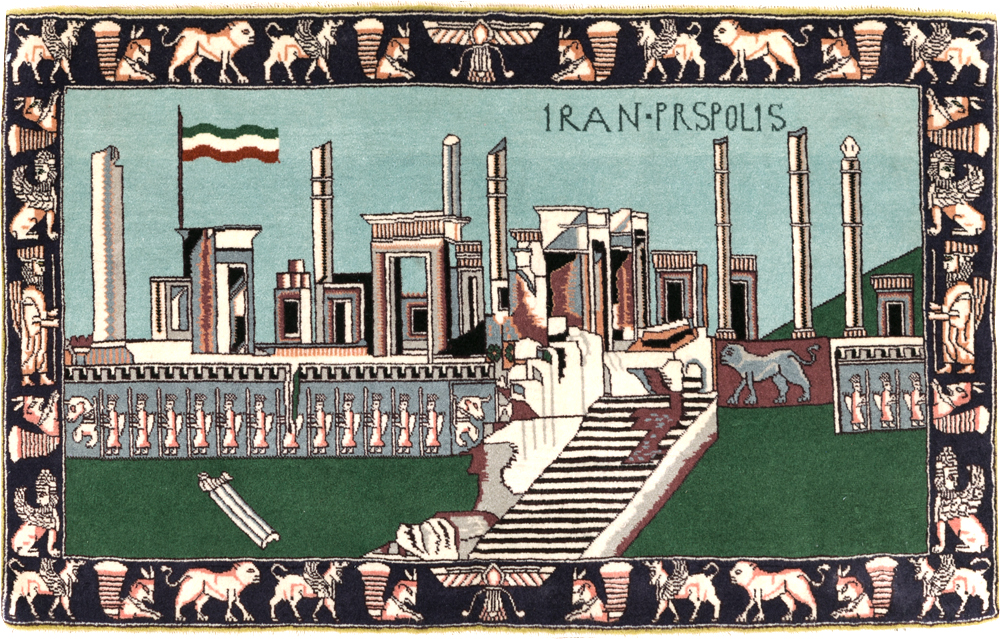 Modern Persian Tabriz Pictorial Rug (Pair: 2 of 2), No.29590 - Gss