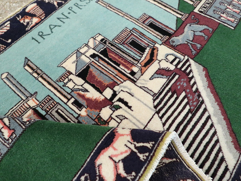 Modern Persian Tabriz Pictorial Rug (Pair: 2 of 2), No.29590 - Gss