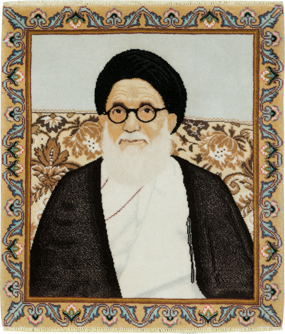 Vintage Persian Tabriz Pictorial Rug, No.29595 - Gss