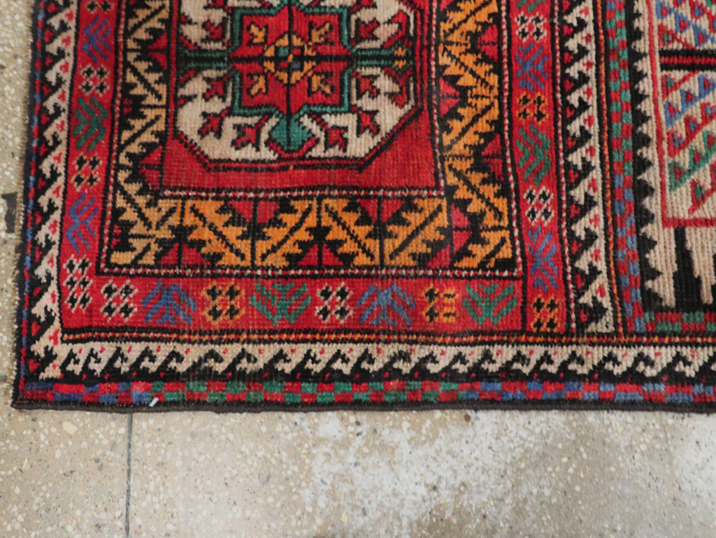 Vitnage Persian Baluch Runner, No.29597 - Gss