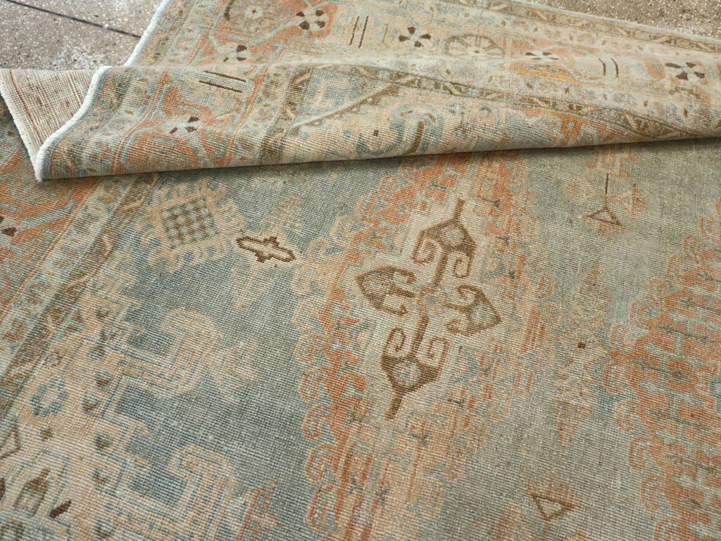 Vintage Persian Veece Room Size Carpet, No.29598 - Gss