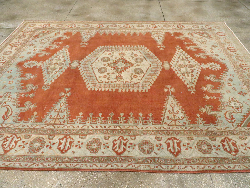 Vintage Persian Veece Room Size Carpet, No.29599 - Gss