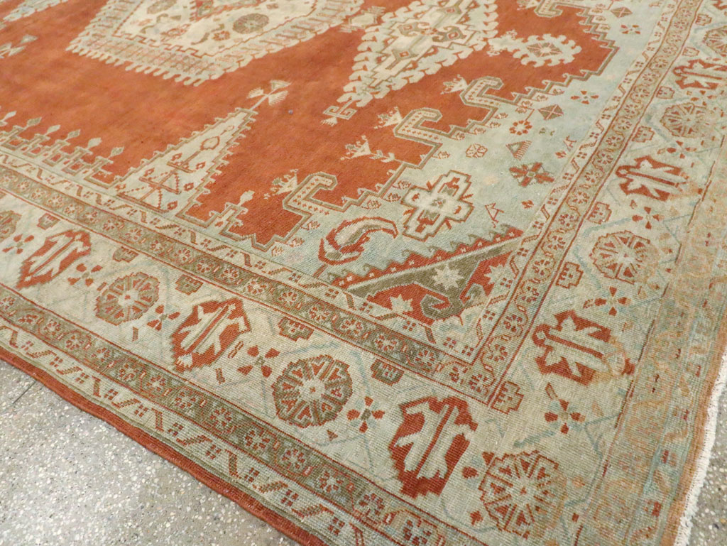 Vintage Persian Veece Room Size Carpet, No.29599 - Gss