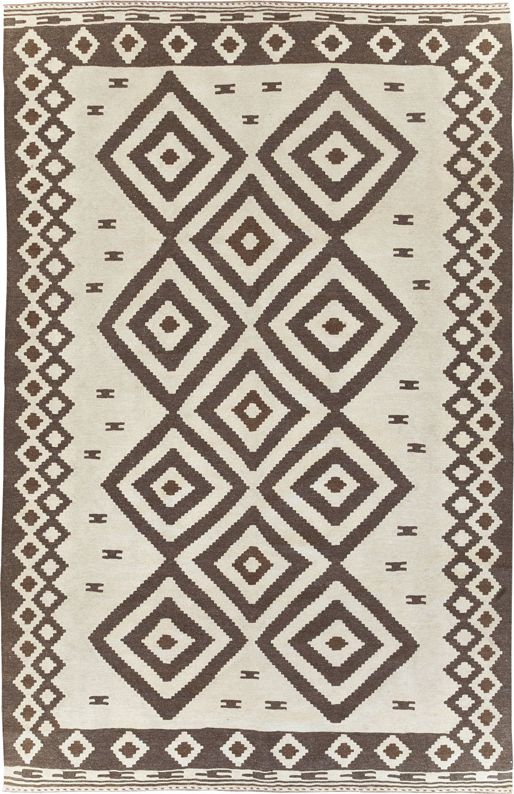 Vintage Persian Flatweave Kilim, No.29602 - Gss