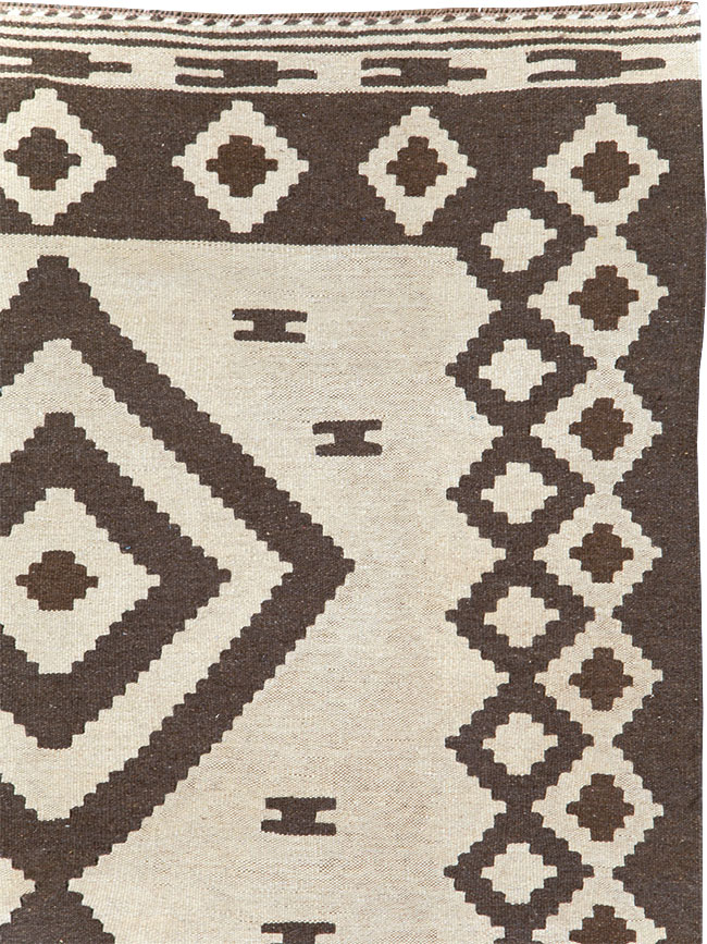 Vintage Persian Flatweave Kilim, No.29602 - Gss
