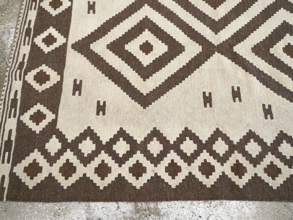 Vintage Persian Flatweave Kilim, No.29602 - Gss
