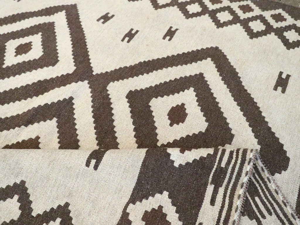Vintage Persian Flatweave Kilim, No.29602 - Gss