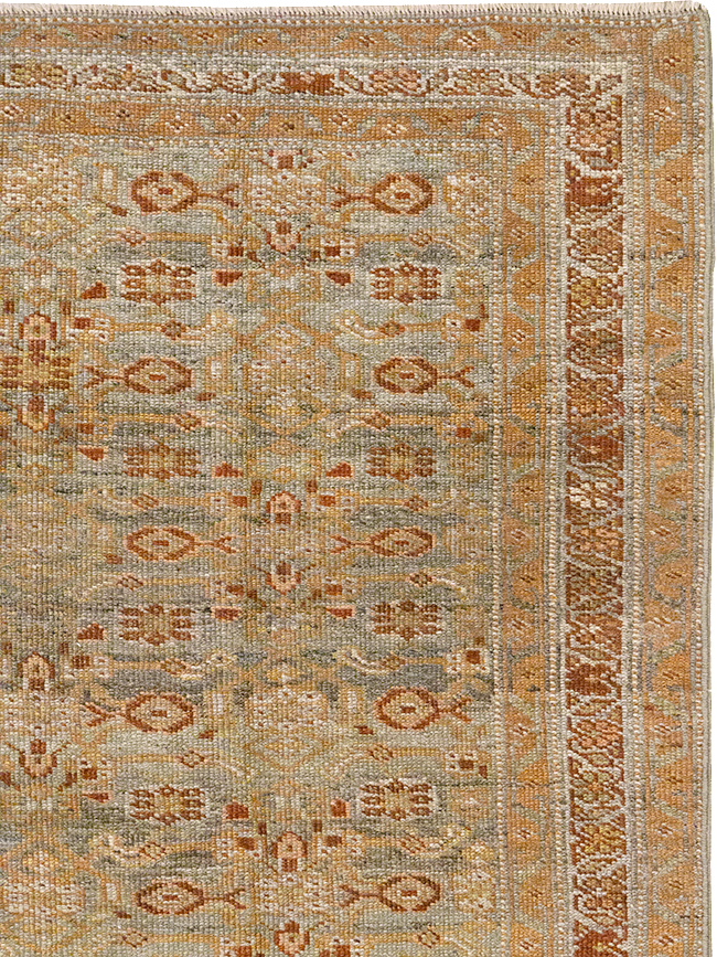 Antique Persian Kurd Bidjar Wide Gallery Runner, No.29607 - Gss
