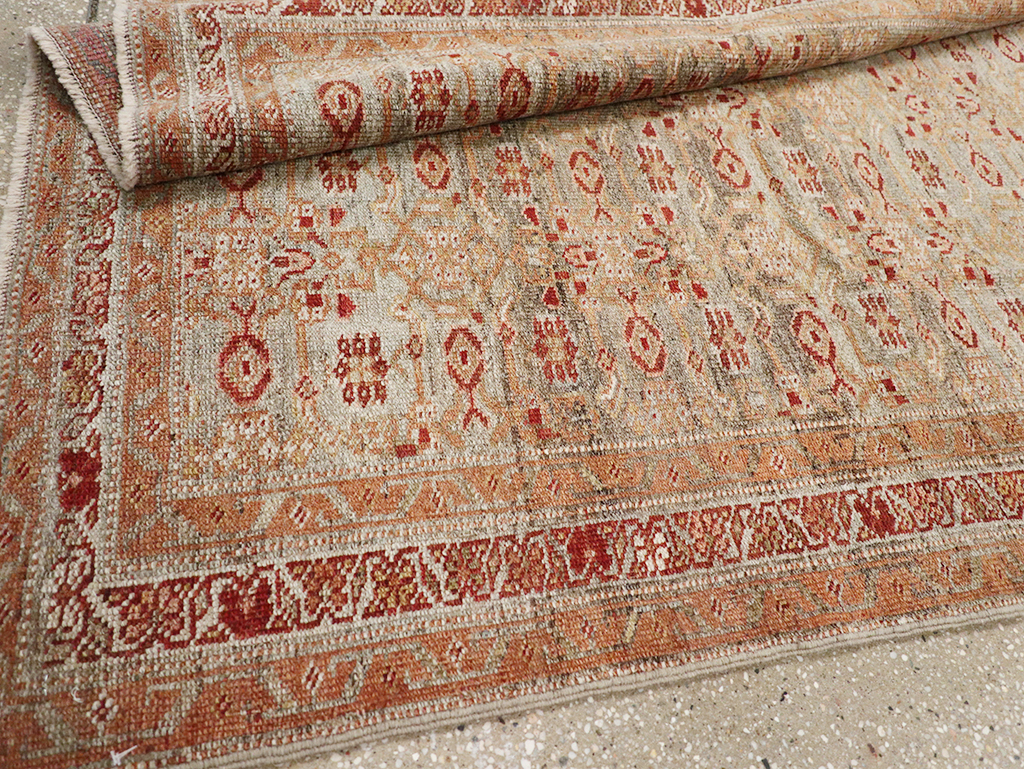 Antique Persian Kurd Bidjar Wide Gallery Runner, No.29607 - Gss