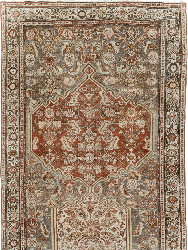 Antique Persian Bidjar Long Runner, No.29609 - Gss