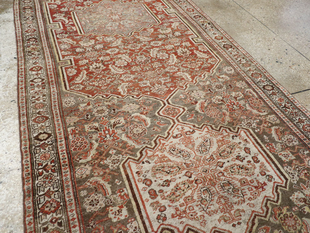 Antique Persian Bidjar Long Runner, No.29609 - Gss