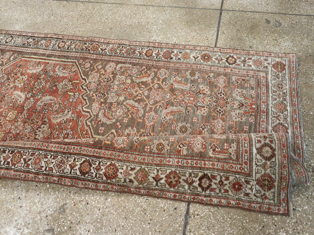 Antique Persian Bidjar Long Runner, No.29609 - Gss