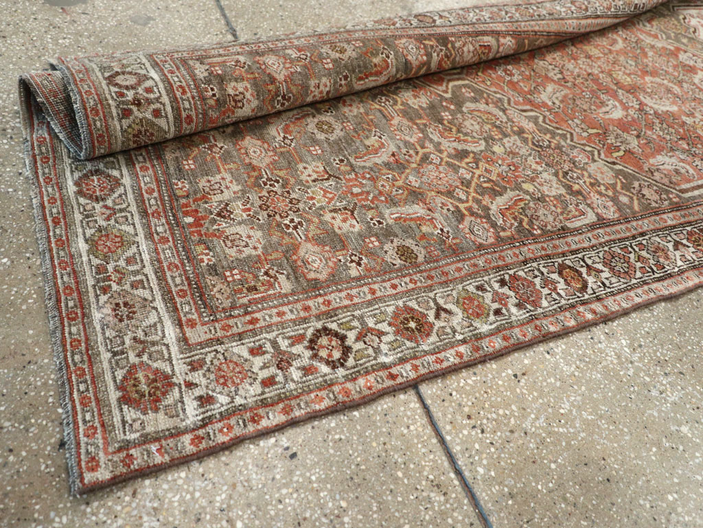 Antique Persian Bidjar Long Runner, No.29609 - Gss