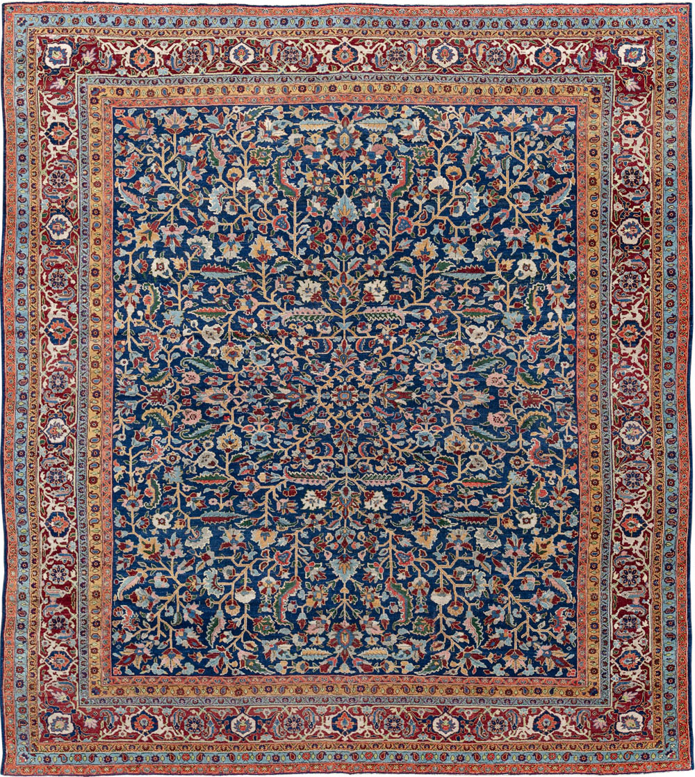 Antique Persian Heriz Large Carpet, No.29615 - Gss