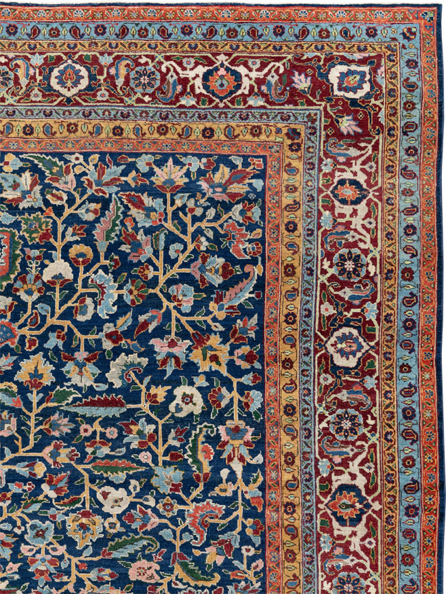 Antique Persian Heriz Large Carpet, No.29615 - Gss