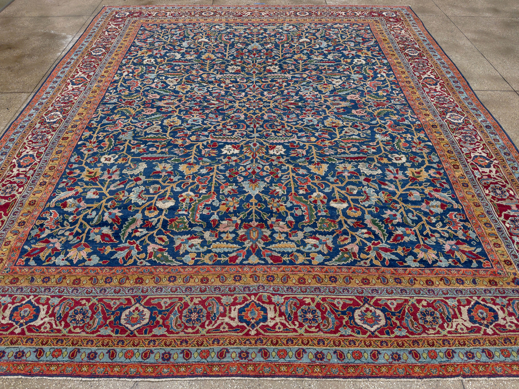Antique Persian Heriz Large Carpet, No.29615 - Gss
