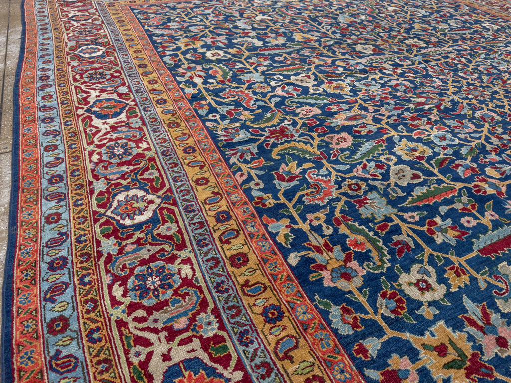 Antique Persian Heriz Large Carpet, No.29615 - Gss