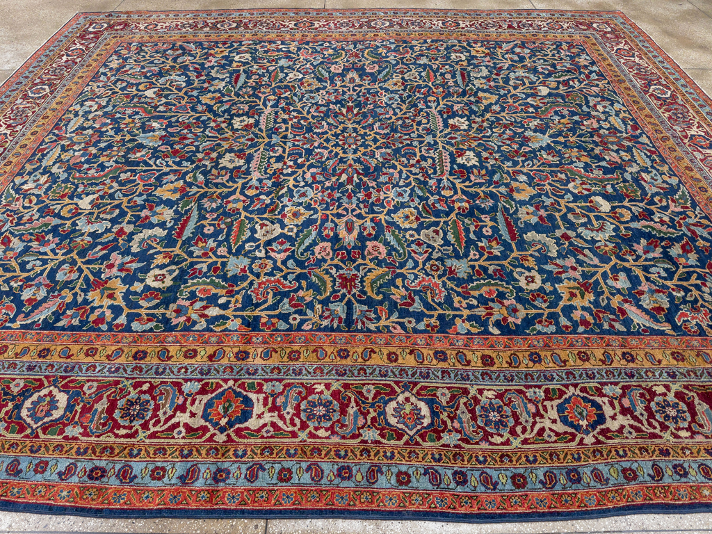 Antique Persian Heriz Large Carpet, No.29615 - Gss