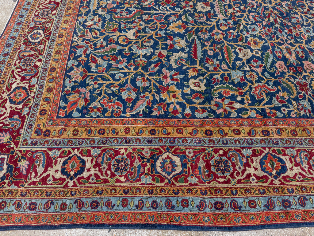 Antique Persian Heriz Large Carpet, No.29615 - Gss