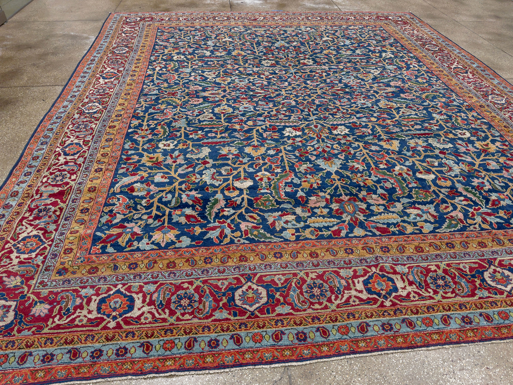 Antique Persian Heriz Large Carpet, No.29615 - Gss
