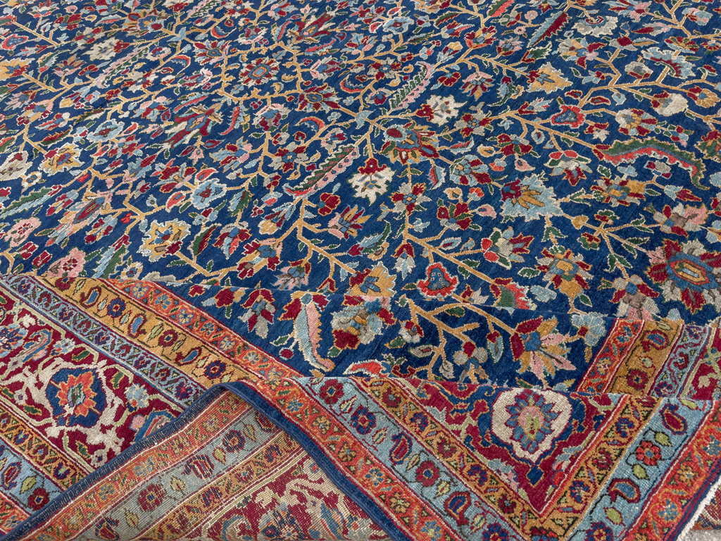 Antique Persian Heriz Large Carpet, No.29615 - Gss