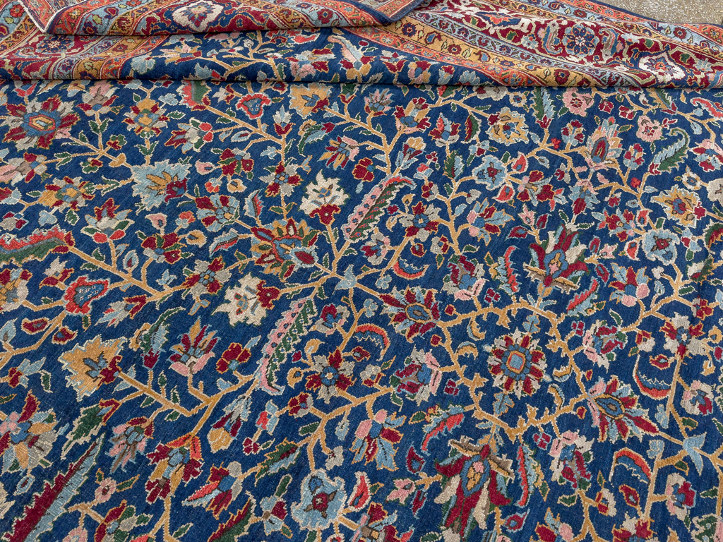 Antique Persian Heriz Large Carpet, No.29615 - Gss