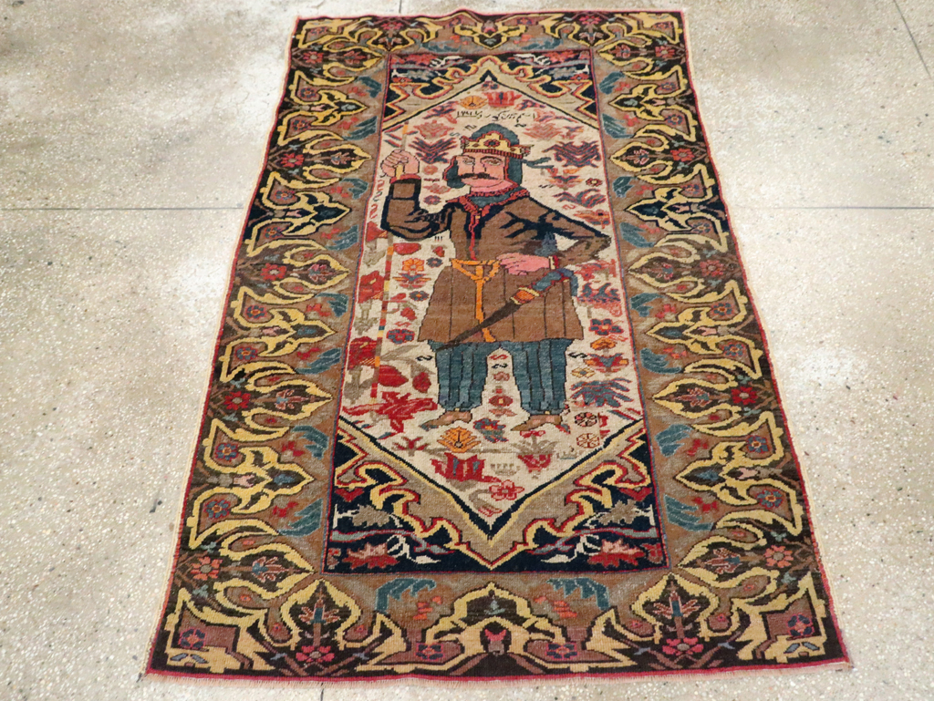 Antique Persian Kurdish Rug, No.29621 - Gss