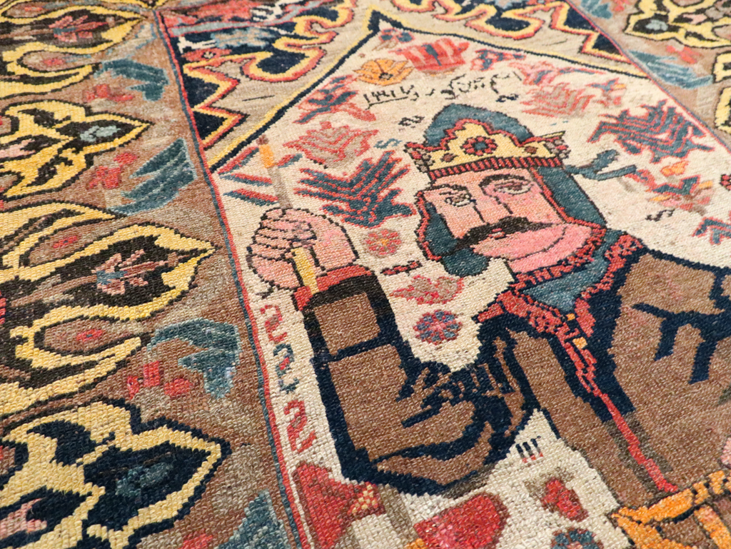 Antique Persian Kurdish Rug, No.29621 - Gss
