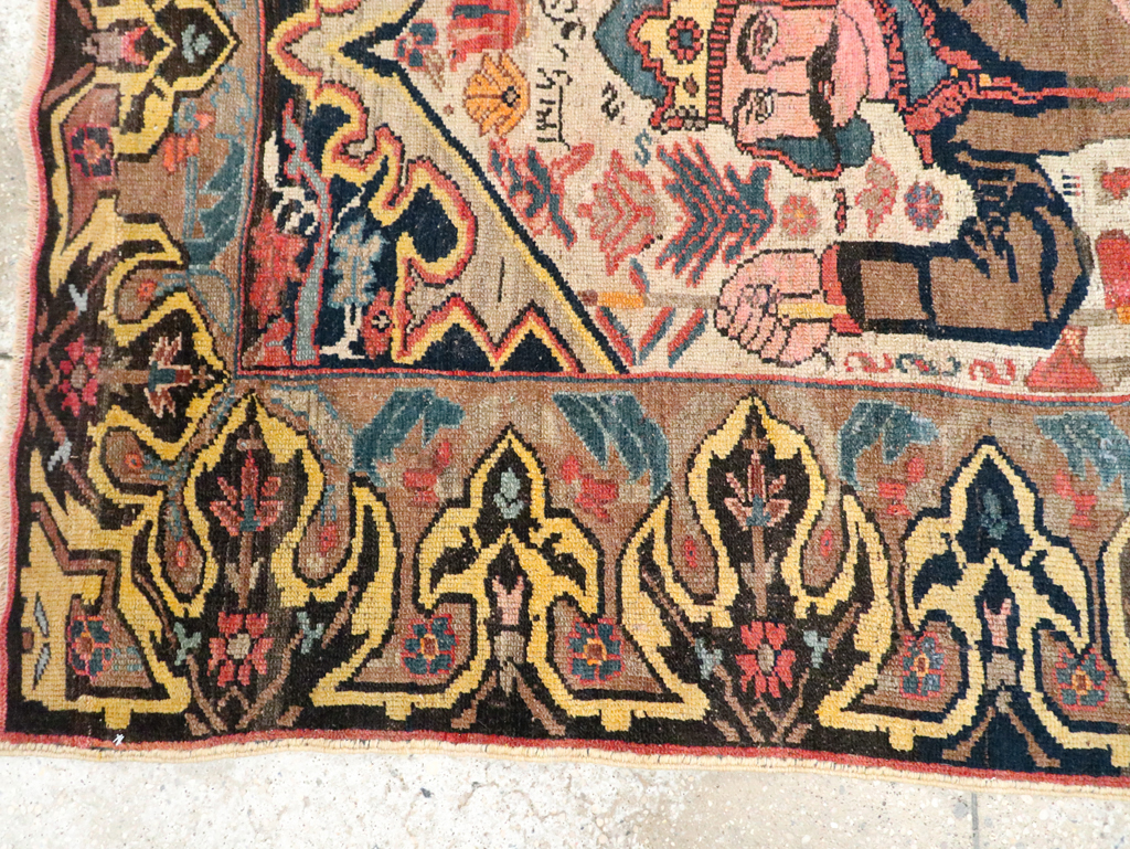 Antique Persian Kurdish Rug, No.29621 - Gss