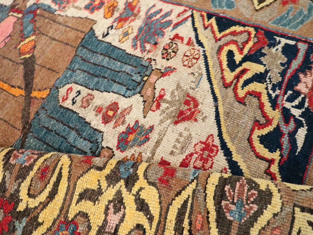 Antique Persian Kurdish Rug, No.29621 - Gss