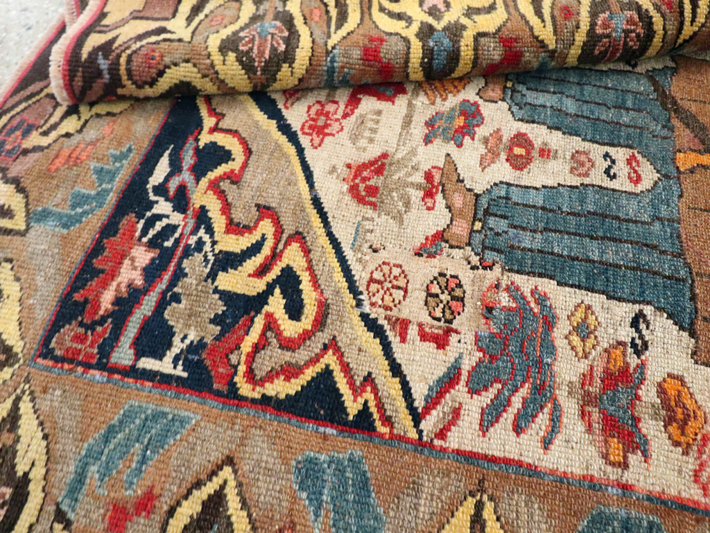 Antique Persian Kurdish Rug, No.29621 - Gss