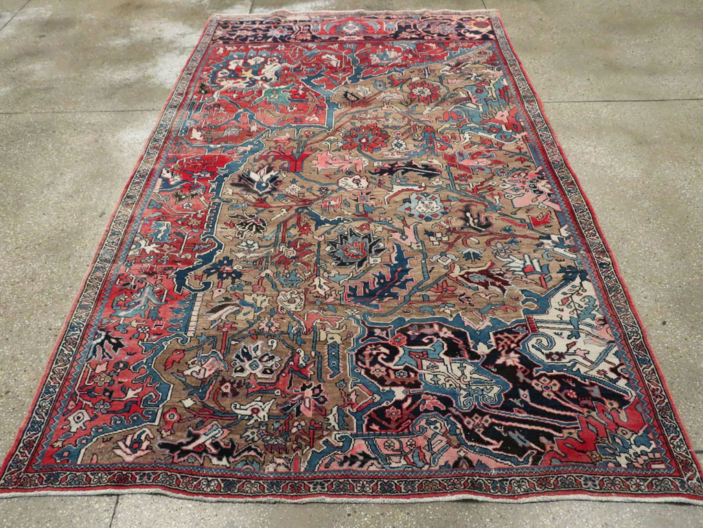 Antique Persian Bidjar Wagireh Sampler Rug, No.29627 - Gss