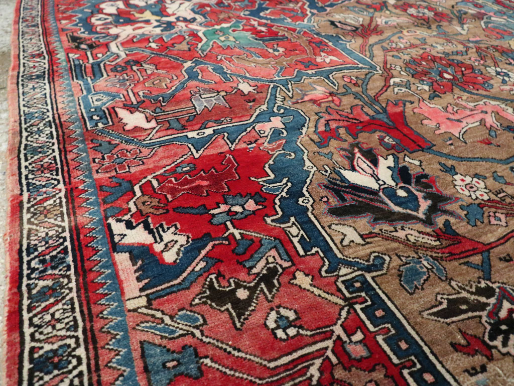 Antique Persian Bidjar Wagireh Sampler Rug, No.29627 - Gss